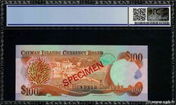 100 Dollars Spécimen ÎLES CAIMANS  1991 P.15s NEUF