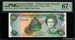 5 Dollars Spécimen CAYMAN ISLANDS  1996 P.17CS3 UNC