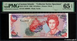 10 Dollars Spécimen ÎLES CAIMANS  1996 P.18CS3 NEUF