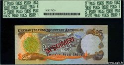 25 Dollars Spécimen ÎLES CAIMANS  1998 P.24s NEUF