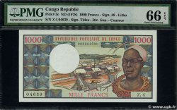 1000 Francs CONGO  1978 P.03c UNC