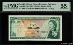 5 Dollars EAST CARIBBEAN STATES  1965 P.14b fST