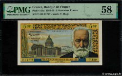 5 Nouveaux Francs VICTOR HUGO FRANCE  1965 F.56.18 AU