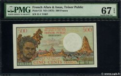 500 Francs  AFARS AND ISSAS  1975 P.33 UNC