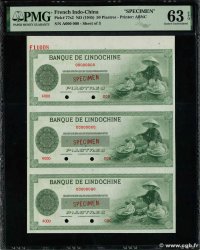 50 Piastres Épreuve INDOCHINE FRANÇAISE  1945 P.077s2 pr.NEUF