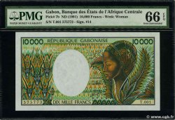 10000 Francs GABON  1991 P.07b FDC