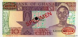 10 Cedis Spécimen GHANA  1982 P.20ds FDC