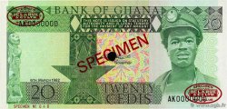 20 Cedis Spécimen GHANA  1982 P.21cs ST