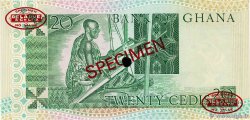 20 Cedis Spécimen GHANA  1982 P.21cs NEUF