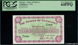 10 Shillings GUERNSEY  1966 P.42c UNC-