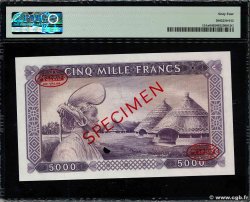 5000 Francs Spécimen GUINEA  1960 P.15As UNC-