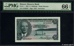 5 Shillings MALAWI  1964 P.01 NEUF