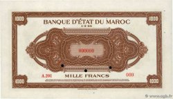 1000 Francs Spécimen MAROC  1944 P.28s pr.NEUF