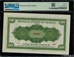 5000 Francs Spécimen MAROC  1943 P.32s NEUF