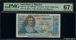 10 Francs Colbert SAINT PIERRE ET MIQUELON  1946 P.23 NEUF