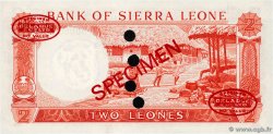 2 Leones Spécimen SIERRA LEONA  1970 P.02ds FDC