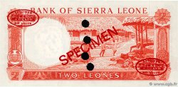 2 Leones Spécimen SIERRA LEONE  1970 P.02ds UNC