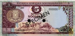 5 Shilin Spécimen SOMALIA  1975 P.17s ST