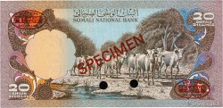 20 Shilin Spécimen SOMALIA  1975 P.19s FDC