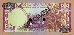 5 Shilin Spécimen SOMALIA  1978 P.20As UNC