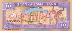 10 Shillings / 10 Shilin Spécimen SOMALILAND  1994 P.02as ST