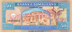 50 Shillings / 50 Shilin Spécimen SOMALILAND  1996 P.07bs FDC