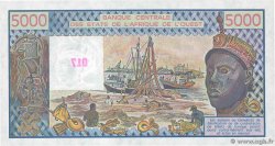 5000 Francs Spécimen WEST AFRICAN STATES  1992 P.708Kp UNC