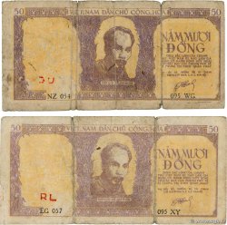 50 Dong Lot VIETNAM  1952 P.039 fS