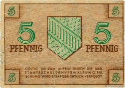 5 Pfennig GERMANIA Baden 1947 PS.1001a q.MB