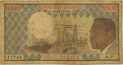 1000 Francs GABUN  1978 P.03c fSGE