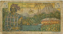 5 Francs Bougainville FRENCH EQUATORIAL AFRICA  1946 P.20B VG