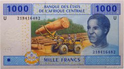 1000 Francs CENTRAL AFRICAN STATES  2002 P.207Ub