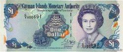 1 Dollar Petit numéro CAYMANS ISLANDS  2001 P.26c