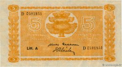 5 Markkaa FINLANDIA  1922 P.076a