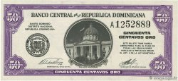 50 Centavos Oro RÉPUBLIQUE DOMINICAINE  1961 P.089a