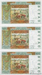 500 Francs Consécutifs ESTADOS DEL OESTE AFRICANO  2002 P.810Tm EBC+