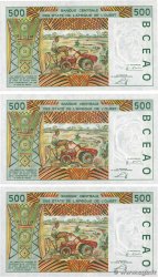 500 Francs Consécutifs WEST AFRIKANISCHE STAATEN  2002 P.810Tm fST