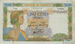 500 Francs LA PAIX FRANKREICH  1944 F.32.46