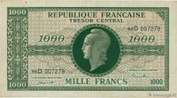 1000 Francs MARIANNE THOMAS DE LA RUE FRANCIA  1945 VF.13.01