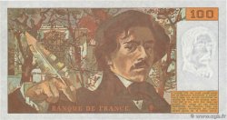 100 Francs DELACROIX imprimé en continu FRANCE  1993 F.69bis.05 AU+