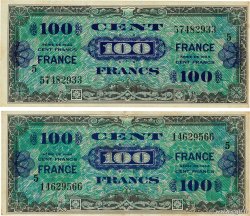 100 Francs FRANCE Lot FRANKREICH  1945 VF.25.05 SS