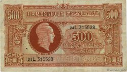 500 Francs MARIANNE fabrication anglaise FRANCE  1945 VF.11.01 F