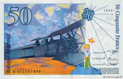 50 Francs SAINT-EXUPÉRY FRANCE  1993 F.72.02 AU+