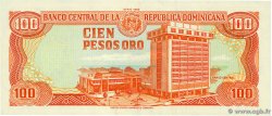 100 Pesos Oro DOMINICAN REPUBLIC  1990 P.128b UNC