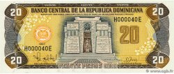 20 Pesos Oro Petit numéro RÉPUBLIQUE DOMINICAINE  1997 P.154a UNC