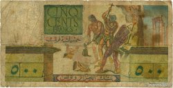 500 Francs TUNISIA  1952 P.28 q.MB