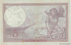 5 Francs FEMME CASQUÉE modifié FRANKREICH  1939 F.04.14 fVZ