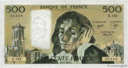 500 Francs PASCAL FRANKREICH  1983 F.71.29 VZ
