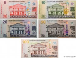 5 au 100 Dollars Lot SURINAM  2012 P.162 au P.166 pr.NEUF