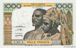 1000 Francs WEST AFRICAN STATES  1973 P.103Ak UNC-